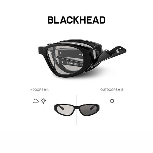 BLACKHEAD窄方框折叠墨镜