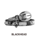 BLACKHEAD 黑头深海回响骷髅蛇纹细腰带夸张个性 蛇纹原创设计