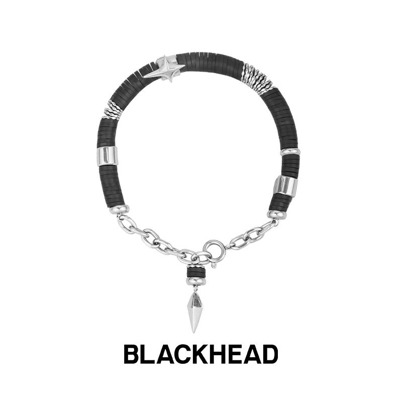 blackhead情侣软陶朋克手链