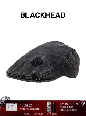 BLACKHEAD/黑头出逃舞会系列矢车菊牛仔前进帽原创设计个性时尚
