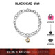 张杰同款 BLACKHEAD 黑头星星吊坠手链情侣款 男士 双层