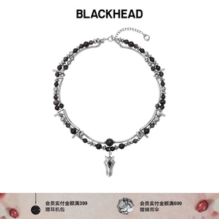 【敖瑞鹏同款】BLACKHEAD/黑头新月骑士系列骑士盔甲项链原创饰品