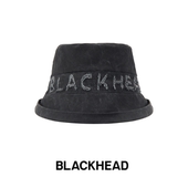 BLACKHEAD 黑头字母logo磨破渔夫帽男生做旧休闲女士遮阳情侣新款