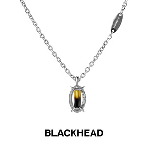 BLACKHEAD/黑头黑胶浪潮系列斯迪亚季镂空项链原创设计个性夸张