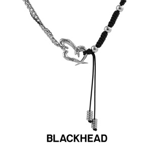 BLACKHEAD/黑头×嫣然天使基金联名天使蛇吊坠编织项链