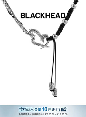BLACKHEAD/黑头×嫣然天使基金联名天使蛇吊坠编织项链