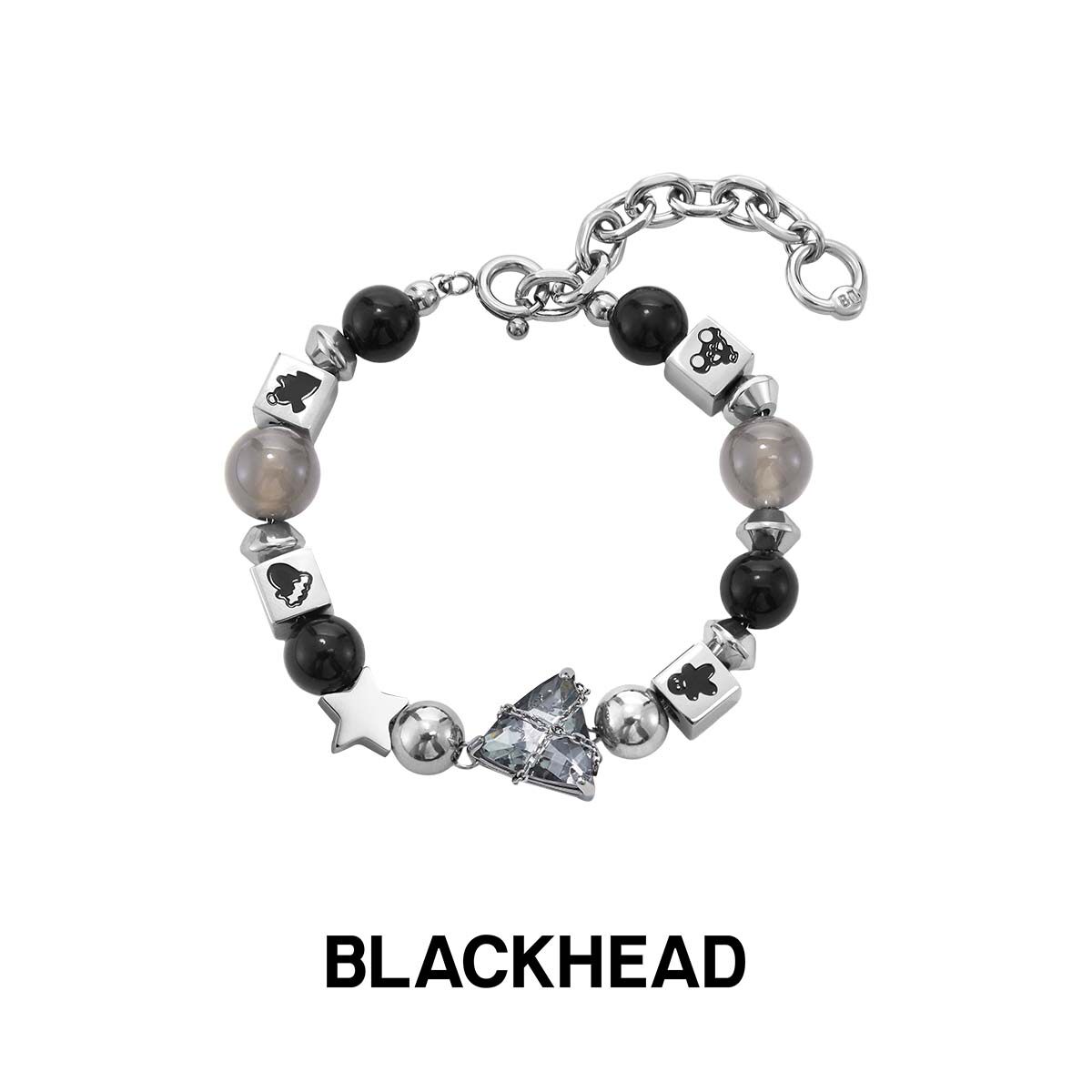 【颜人中同款】BLACKHEAD/黑头圣诞述系列圣诞树串珠手链原创设计