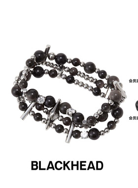 BLACKHEAD/黑头新月骑士系列新月骑士多层手链原创设计