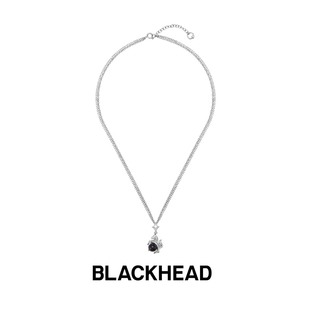 BLACKHEAD/黑头新月骑士系列天马流星吊坠项链原创设计新年马