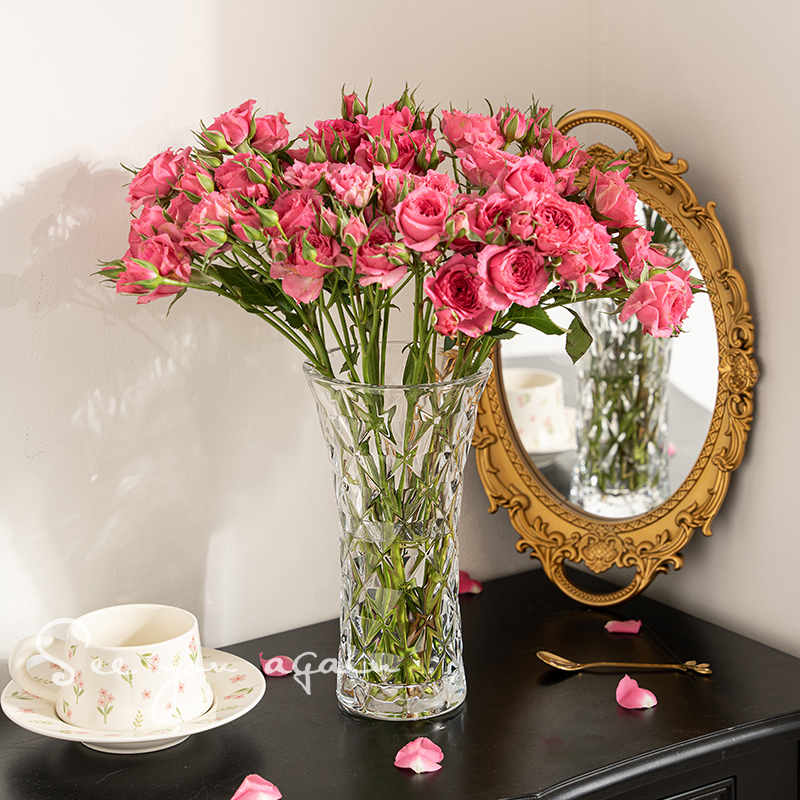 法式创意设计感小众插花水培花器