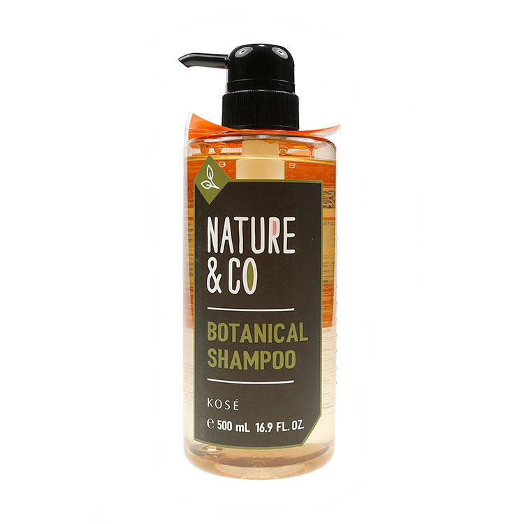 日本高丝Kose NATURE&CO 娜蔻植物精华洗发水无硅油滋润去屑500ml