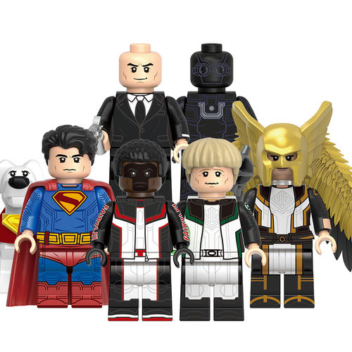 DC超英系列超人拼装人仔玩具