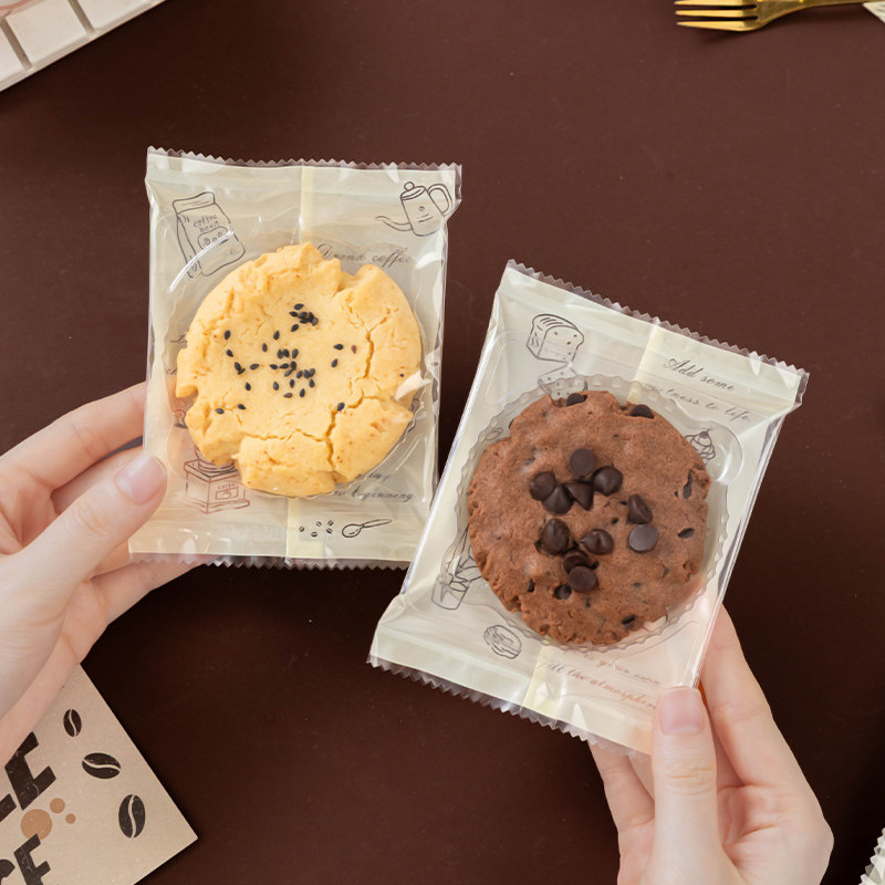 透明点心袋适配饼干雪花酥面包吐司汉堡饭团烘焙分装收纳防油卫生