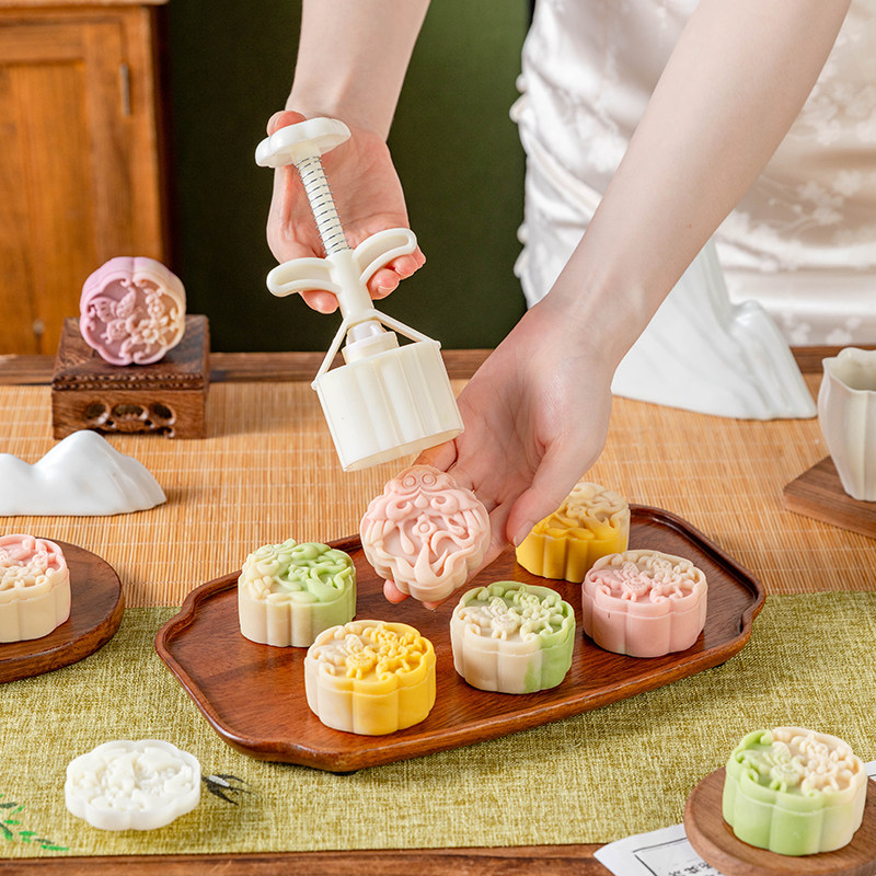 2026新款月饼模具手压式家用