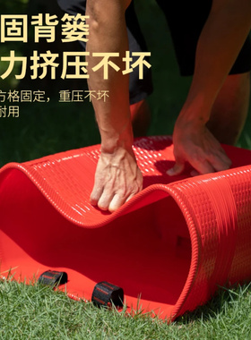 塑料熟胶双肩背篓胶背篼农用大背筐云贵川成人家用买菜采叶茶背鱼