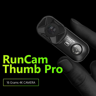 RunCam THUMB-PRO 拇指相机 高清4K运动摄像机航模录像FPV穿越机
