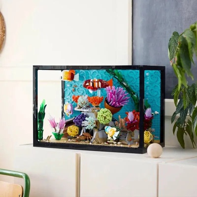 积木创意10366热带水族箱