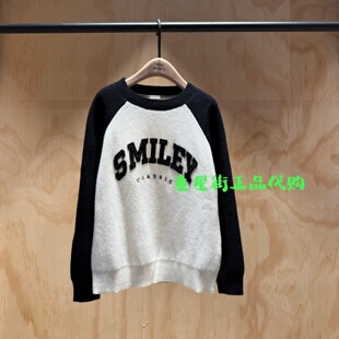 little moco专柜正品25年冬男女童绵羊毛圆领针织衫KBE4SWTT09奥