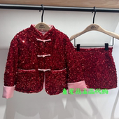 little 棉服外套KBF1QJK011 女童新年新中式 moco专柜正品 26年春款