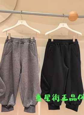 小江南童装专柜正品2025冬季新品儿童纯色束脚长裤1PBE11790