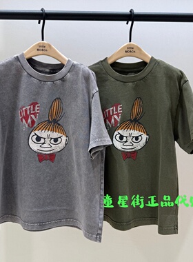 littlemoco国内代购26年夏款联名款休闲复古短袖T恤KBF2TEE052