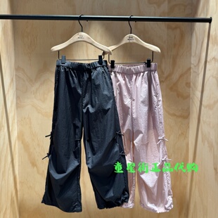 littlemoco国内代购26年夏款女童蝴蝶结防晒休闲长裤KBF2PATT01