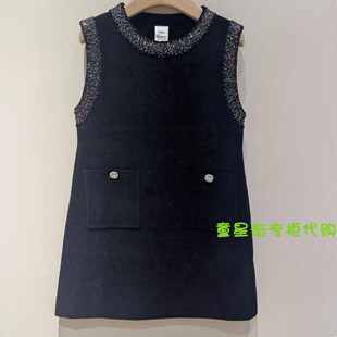 little moco25年春女童小香风无袖连衣裙KBE1DRS018