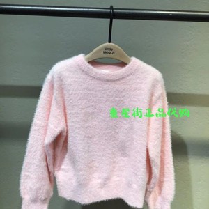 little moco专柜正品24年春女童毛衣后背蝴蝶结针织衫1SWT003