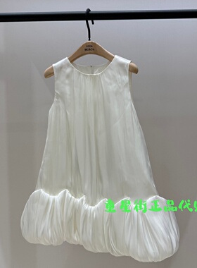 littlemoco国内代购26年夏款女童海岛风拼接无袖连衣裙KBF2DRS048