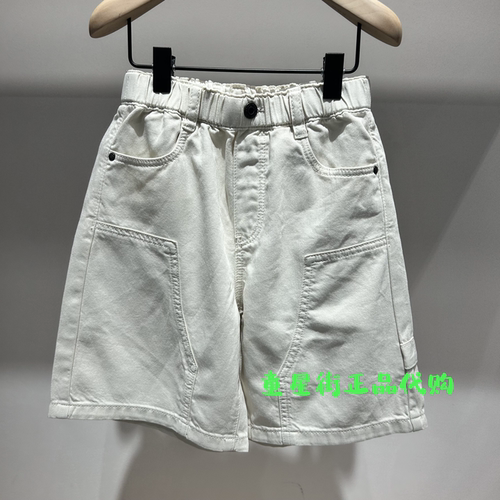 littlemoco国内代购26年夏男童休闲凉爽工装牛仔短裤KBF2SOT009