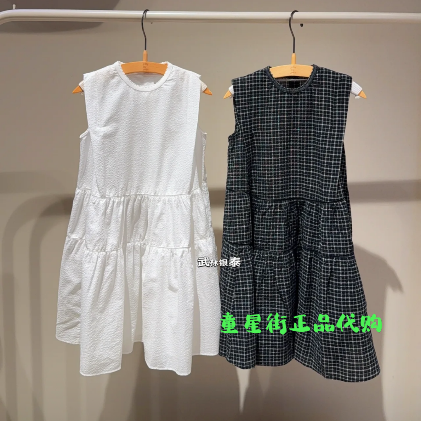 小江南童装国内代购26夏款女童无袖气质轻薄连衣裙1Q4G12190