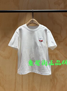 little moco专柜26年春款男女童萌宠短袖T恤KBF1TEET13奥