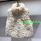 25年冬款 little moco专柜正品 男女童仿羊羔毛马甲夹克KBE4JKT019