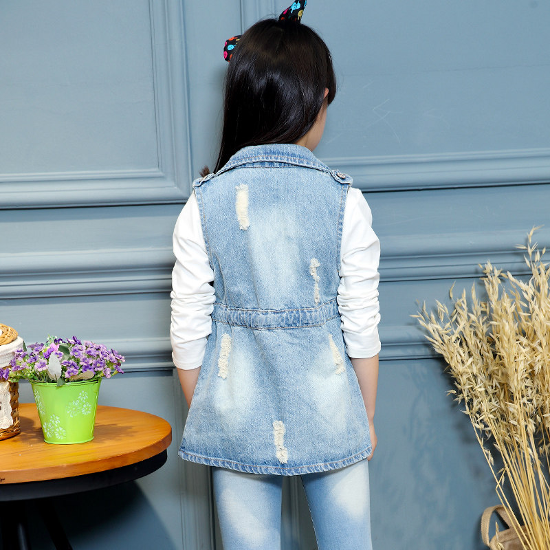 Gilet fille en Toile de coton - Ref 2070678 Image 5