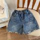 夏款 中大童五分裤 男童软牛仔短裤 儿童短裤 宝宝休闲牛仔裤 韩国童装