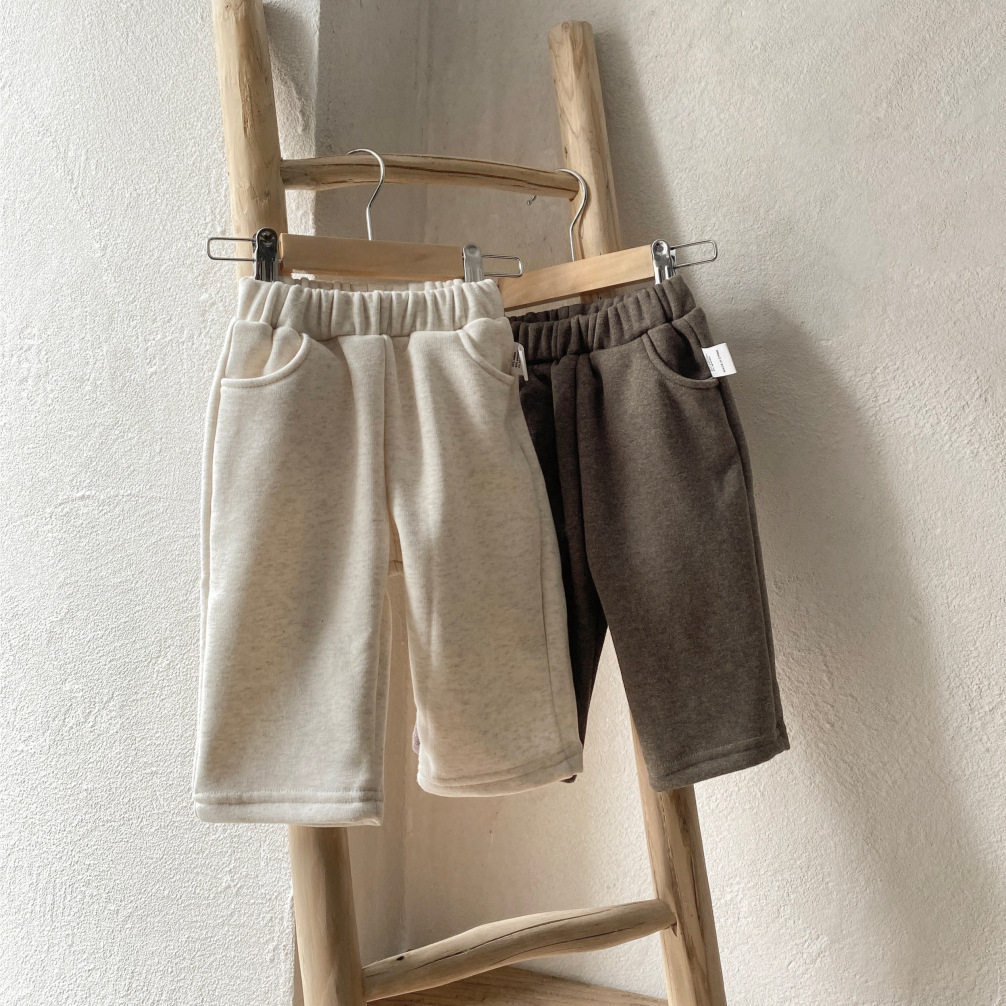 儿童休闲裤婴儿秋冬纯色加绒保暖打底裤男童女童加厚裤外穿裤,童装/婴儿装/亲子装,裤子,淘宝优惠券,粉丝福利购,淘宝优惠卷