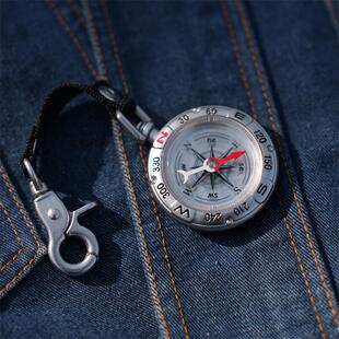 指南针罗盘Cleanfit户外露营运动包包挂件腰间配饰登山工具钥匙扣