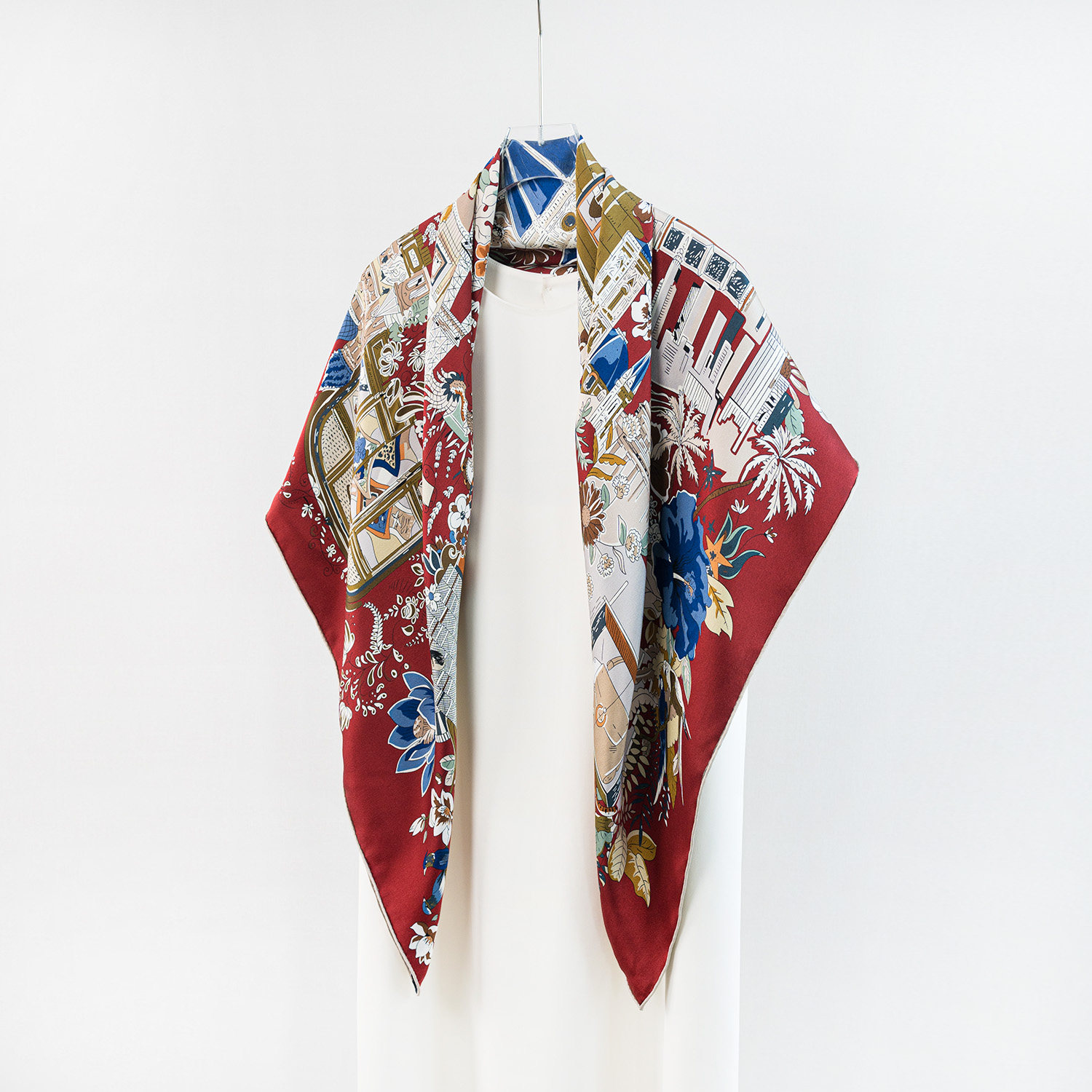 加禾 楊楊屋顶花园 重磅新款桑蚕丝双面缎女士围巾丝巾披肩108,服饰配件/皮带/帽子/围巾,围巾/丝巾/披肩,淘宝优惠券,粉丝福利购,淘宝优惠卷