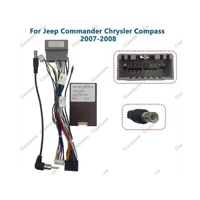 For Jeep Commander Chrysler 300C Pacifica 安卓屏导航线协议盒