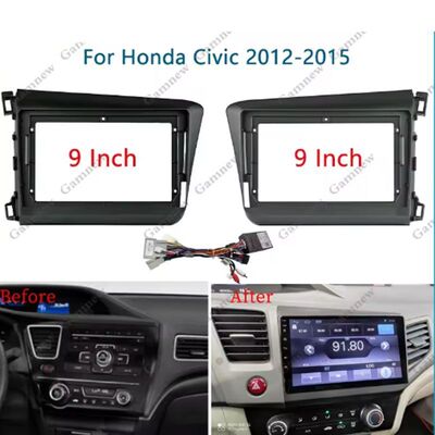 For 2012-2015 HONDA CIVIC 导航面框架面板中控改装外框