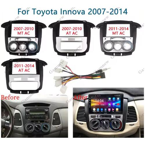 导航面框适用 TOYOTA Innova CRYSTA 2007-2014 安卓导航9寸改装