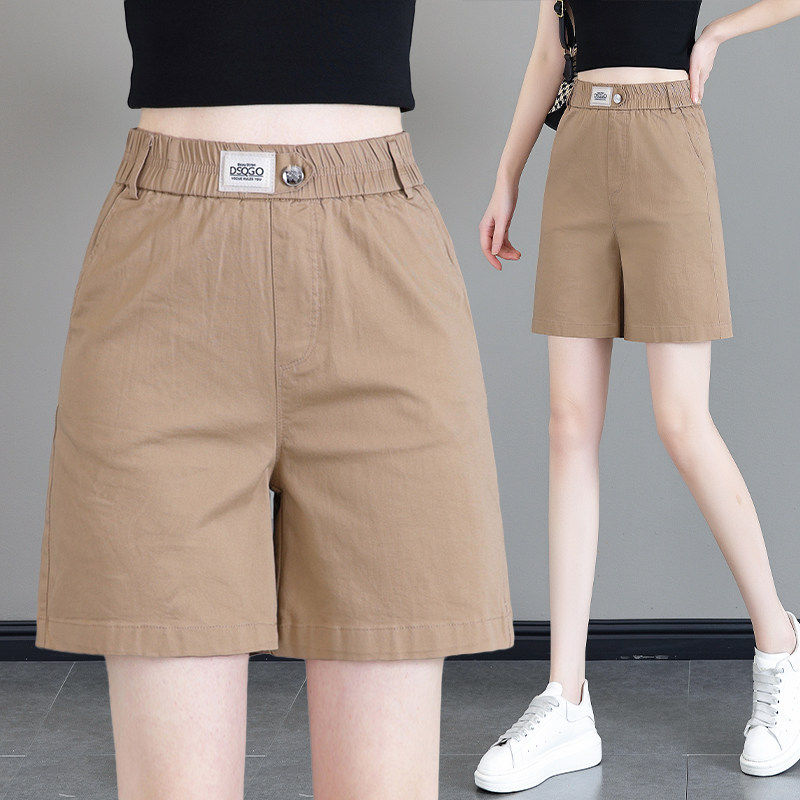 短裤女夏季薄款2026新款高腰外穿休闲女裤a字宽松显瘦阔腿五分裤,女装/女士精品,大码裤装,淘宝优惠券,粉丝福利购,淘宝优惠卷
