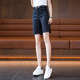 外穿高腰a字五分阔腿休闲中裤 黑色工装 2026新款 夏季 短裤 宽松5分裤
