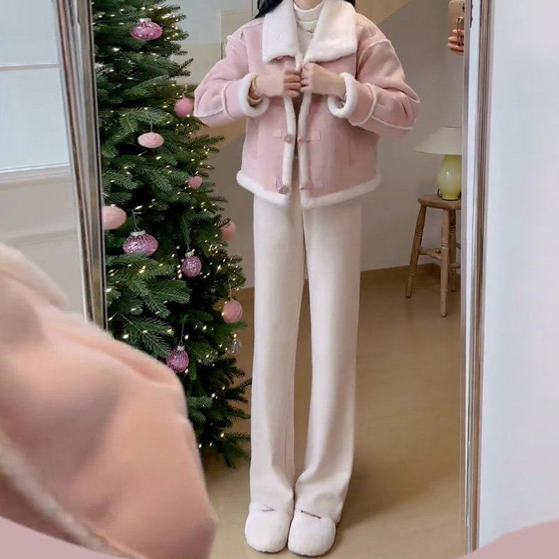 加厚加绒裤子女冬季新款2026爆款小个子女裤直筒窄版阔腿裤女秋冬,女装/女士精品,休闲裤,淘宝优惠券,粉丝福利购,淘宝优惠卷