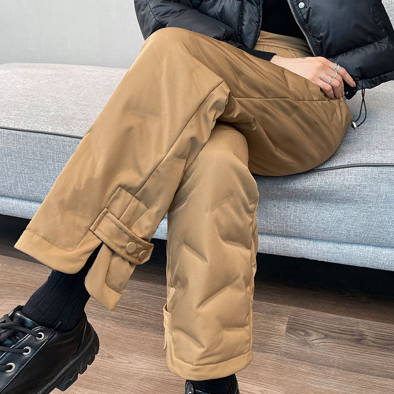 卡其色羽绒裤女外穿棉裤冬季2025新款防寒雪地东北零下40度裤子,女装/女士精品,棉裤/羽绒裤,淘宝优惠券,粉丝福利购,淘宝优惠卷