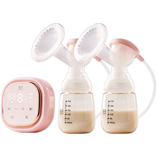 新贝双边吸奶器电动便携孕产妇拔奶器低音自动挤乳大吸力8775-1