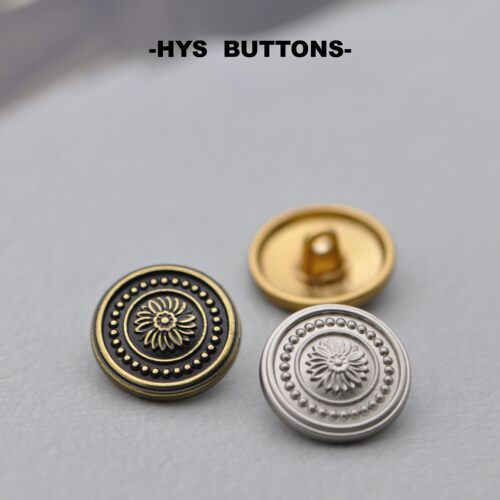 HYS BUTTONS金属钮扣百搭高品质西装钮扣高级感雏菊设计感高奢