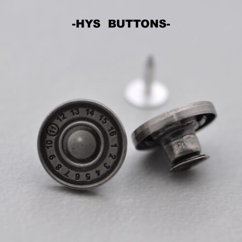 HYS BUTTONS牛仔裤牛仔衣纽扣裤背带裤钮扣摇头扣男女金属工字扣