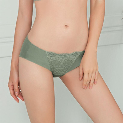 戴丝玉专柜正品春夏新款女内裤DK88128中腰丝滑网三角裤