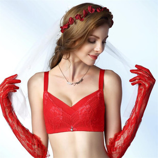 无钢圈软棉围文胸DW76202连鸡心包容防走光集中内衣女 戴丝玉新款